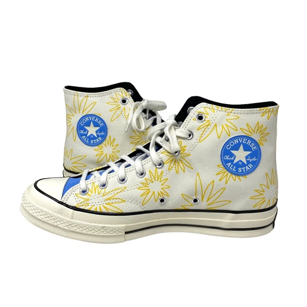 Converse Chuck Taylor 70 All Star High Top White Canvas Men’s Sneakers 172863C - Picture 6 of 12